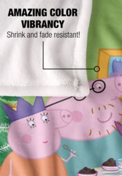 Hasbro Peppa Pig Christmas Dinner Silky Touch Blanket 152x127cm in White - Size: 152x127 cm - thumbnail 4