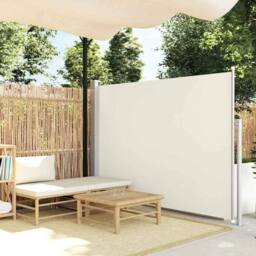 Berkfield Home Patio Terrace Side awning 160 x 300 cm Cream Colour - thumbnail 2