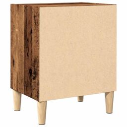 Berkfield Home Bedside Cabinets 2 pcs Old Wood 40x30x50 cm Engineered Wood in Brown - Size: 40 x 30 x 50 cm - thumbnail 6