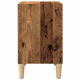 Berkfield Home Bedside Cabinets 2 pcs Old Wood 40x30x50 cm Engineered Wood in Brown - Size: 40 x 30 x 50 cm - thumbnail 5