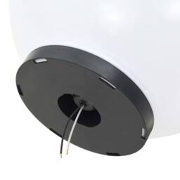 Berkfield Home LED Bowl Lamps 2 pcs Spherical 40 cm PMMA in White - thumbnail 6