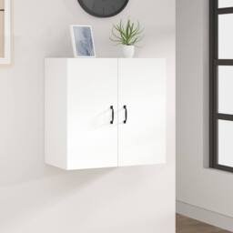 Berkfield Home Wall Cabinet White 60x31x60 cm Engineered Wood - Size: 60 x 31 x 60 cm - thumbnail 2