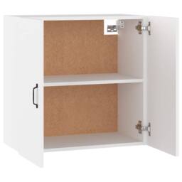 Berkfield Home Wall Cabinet White 60x31x60 cm Engineered Wood - Size: 60 x 31 x 60 cm - thumbnail 8