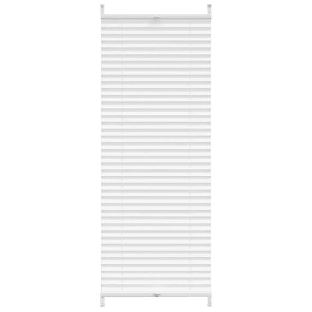 Berkfield Home Plisse Blind 50x150cm White Pleated Blind - Size: 50x150 cm - image 1