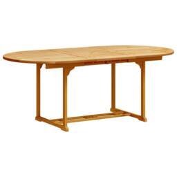 Berkfield Home 5 Piece Garden Dining Set Solid Wood Acacia & Textilene in Brown - thumbnail 3