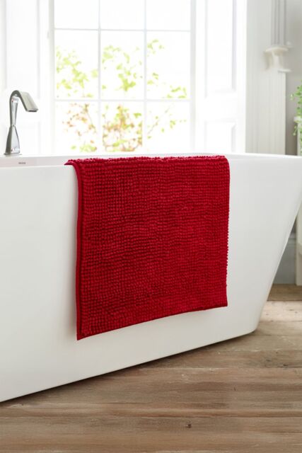 Lobster Creek Kaleidoscope Noodle 50x80cm Bath Mat - Soft & Absorbent Quick Drying Bathroom Rug - Deyongs 1846 in Red - image 1