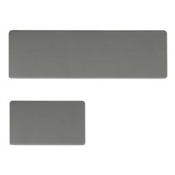 Marlow Kitchen Mat 2Pcs Non Slip Woven Rubber Floor Mat Absorbent Runner Grey - Size: 45 cm x 150 cm - thumbnail 3