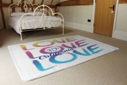 Benjamin Tate Design Love California Rug in Natural - Size: Large - thumbnail 3