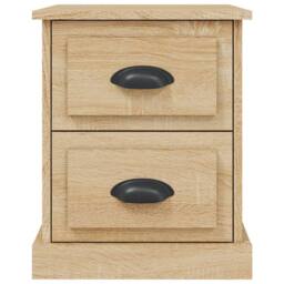 Berkfield Home Durable Bedside Cabinets 2 pcs Sonoma Oak 39x39x47.5 cm Engineere in Tan - thumbnail 8