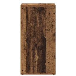 Berkfield Home Shoe Cabinets 2 pcs Old Wood 32x35x70 cm Engineered Wood in Brown - Size: 32 x 35 x 70 cm - thumbnail 5