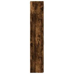 Berkfield Home Slim Storage Cabinet Smoked Oak 30x42.5x225 cm Engineered Wood in Brown - thumbnail 7