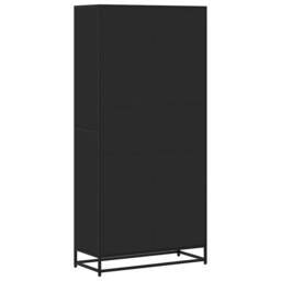 Berkfield Home Modern Bookcase Black 80.5x35x170.5 cm Engineered Wood - thumbnail 6