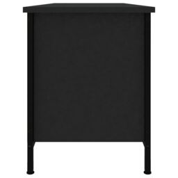 Berkfield Home TV Cabinet Black 102x35x45 cm Engineered Wood - Size: 102 x 35 x 45 cm - thumbnail 6