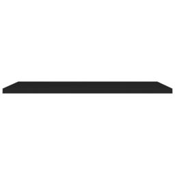Berkfield Home Floating Wall Shelves 4 pcs Black 120x23.5x3.8 cm MDF - thumbnail 4