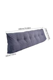 Living and Home Triangle Wedge Headboard Pillow Backrest Support Cushion in Blue - thumbnail 9