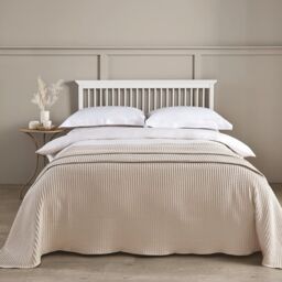 Allure Bath Fashions Luxury Hotel Waffle Throw Blanket Bedspread - 100% Cotton in Taupe - Size: Small - thumbnail 3