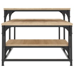 Berkfield Home Coffee Table Sonoma Oak 102x60x45 cm Engineered Wood in Brown - Size: 102 x 60 x 45 cm - thumbnail 5