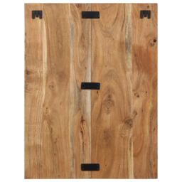 Berkfield Home Bedside Cabinet 60x32x80 cm Solid Wood Acacia in Brown - Size: 60 x 32 x 80 cm - thumbnail 5