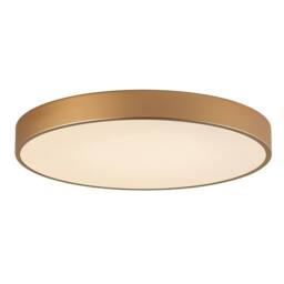 Netlighting Modern LED Flush Ceiling Light Golden Warm White 3000K 3600lm in Gold - thumbnail 4