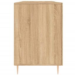 Berkfield Home Desk Sonoma Oak 140x50x75 cm Engineered Wood in Brown - Size: 140 x 50 x 75 cm - thumbnail 7