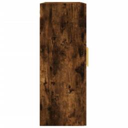Berkfield Home Wall Mounted Cabinet Smoked Oak 69.5x34x90 cm in Brown - thumbnail 8