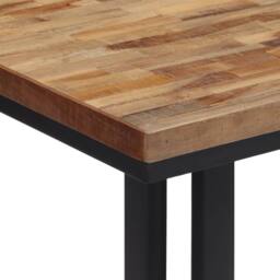 Berkfield Home Beautiful Coffee Table 55x55x40 cm Solid Reclaimed Teak in Brown - Size: 55 x 55 x 40 cm - thumbnail 5