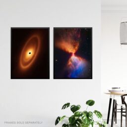 Artery8 Wall Art Print Pack of 3 NASA James Webb Images Fiery Hourglass Protostar Fomalhaut System Southern Ring Nebula Large Poster Set - thumbnail 5