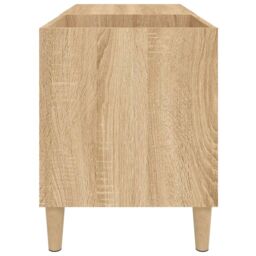 Berkfield Home Record Cabinet Sonoma Oak 84.5x38x48 cm Engineered Wood in Brown - thumbnail 6