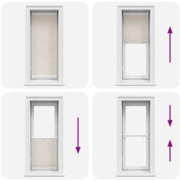 Berkfield Home Plisse Blind 50x100cm Creme in Cream - Size: 50x100 cm - thumbnail 6