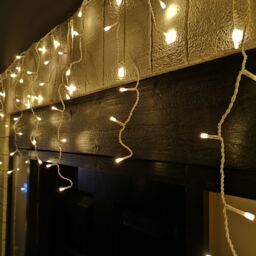 Samuel Alexander 25m 1000 Warm White LED Frosted Icicle Indoor Outdoor Christmas Lights with Timer - thumbnail 3