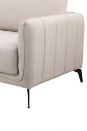 More4Homes Oslo Modern Scandi Style Fabric Living Room 3 Seater Sofa in Beige - thumbnail 6