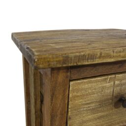Berkfield Home Nightstand Solid Reclaimed Wood 40x30x51 cm in Brown - Size: 40 x 30 x 51 cm - thumbnail 5