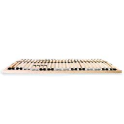 Berkfield Home Slatted Bed Base with 28 Slats 7 Zones 80x200 cm in Brown - thumbnail 3