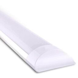 ENER-J 54W Prismatic Fittings 1.8 mtrs, 4400 lumens, Isolated Driver, 2 Years Warranty, 6500K (Pack of 2) in White - Size: 25 cm diameter x 19 cm high - thumbnail 2