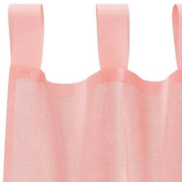 Berkfield Home Voile Curtains with Loops 2 pcs Pink 140x140 cm - thumbnail 5