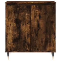 Berkfield Home Sideboard Smoked Oak 60x35x70 cm Engineered Wood in Brown - Size: 60 x 35 x 70 cm - thumbnail 5
