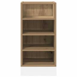Berkfield Home Durable Bottom Cabinet Artisan Oak 40x44.5x81.5 cm Engineered Wood in Brown - thumbnail 4