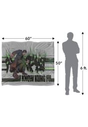 Warner Bros. Matrix I Know Kung Fu Silky Touch Super Soft Throw Blanket 152 X 127 cm in White - thumbnail 5