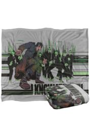Warner Bros. Matrix I Know Kung Fu Silky Touch Super Soft Throw Blanket 152 X 127 cm in White - thumbnail 2