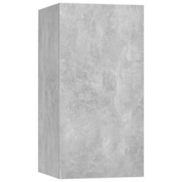 Berkfield Home 4 Piece TV Cabinet Set Concrete Grey Engineered Wood - thumbnail 4