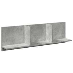 Berkfield Home Wall Cabinet 100x16.5x30 cm Concrete Grey Engineered Wood - thumbnail 2
