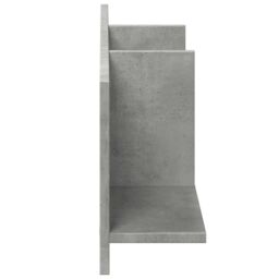 Berkfield Home Wall Cabinet 100x16.5x30 cm Concrete Grey Engineered Wood - thumbnail 5