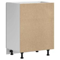 Berkfield Home Sink Base Cabinet Kalmar Black 60x46x81.5 cm Engineered Wood - thumbnail 7
