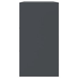 Berkfield Home Sideboard Anthracite 99x39x73 cm Steel - Size: 99 x 39 x 73 cm - thumbnail 8
