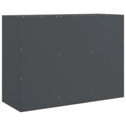 Berkfield Home Sideboard Anthracite 99x39x73 cm Steel - Size: 99 x 39 x 73 cm - thumbnail 9
