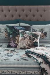 Appletree 'Winchester' Luxe Velvet Filled Cushion - Size: 55 cm x 55 cm - thumbnail 2