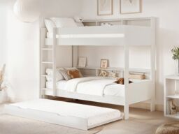 Noomi Bodie Wooden Bunk Bed in White - Size: EU Single - thumbnail 3