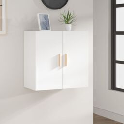 Berkfield Home Wall Cabinet White 60x30x60 cm Engineered Wood - Size: 60 x 30 x 60 cm - thumbnail 1