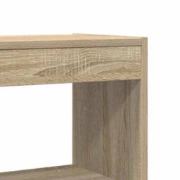 Berkfield Home Bookcase Sonoma Oak Engineered Wood 100 x 30 x 198 cm Shelving in Brown - thumbnail 8