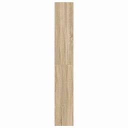 Berkfield Home Bookcase Sonoma Oak Engineered Wood 100 x 30 x 198 cm Shelving in Brown - thumbnail 6